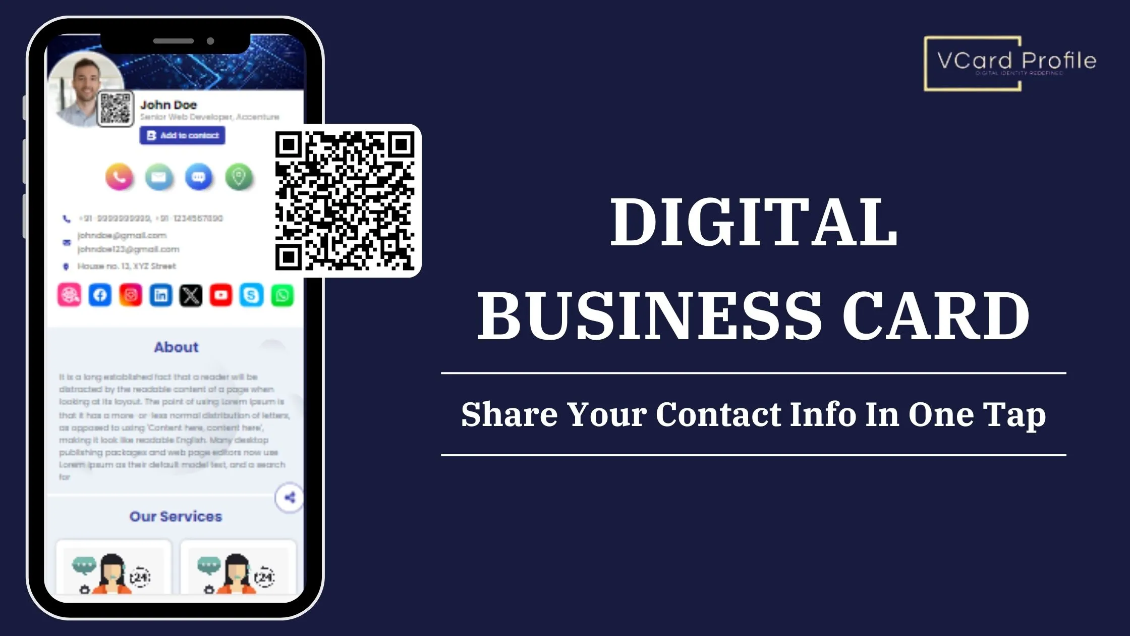 Digital Business Card - Check Your Free Demo