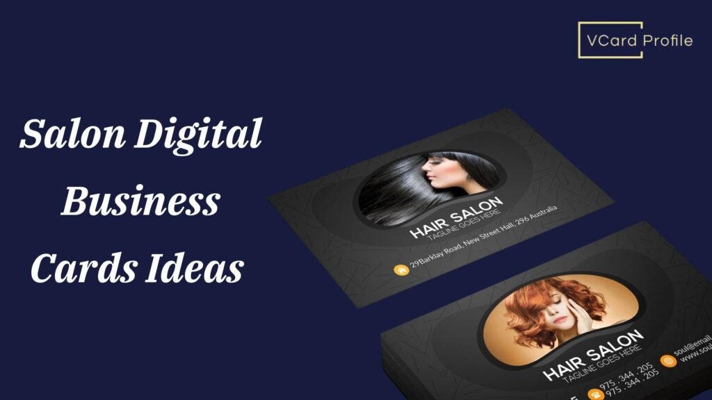 Digital Business Card Salon Ideas